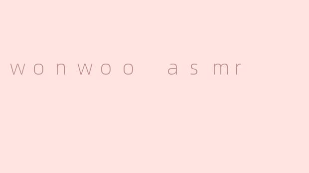 wonwoo asmr